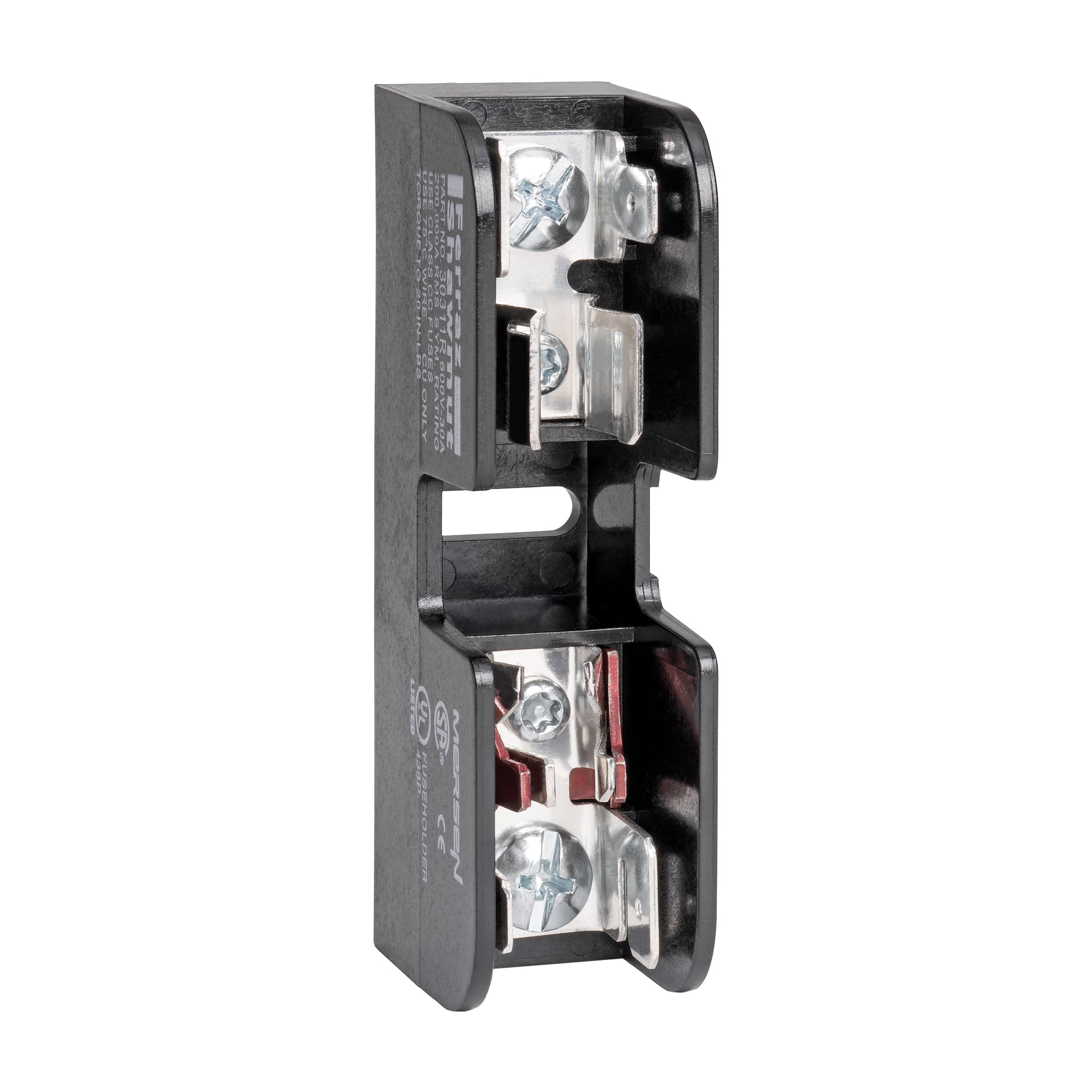 Mersen 30311R 30311R Mersen - Fuse Block 600VAC 600VDC Class CC 30A 1-Pole Screw with Reinforced Clip Mersen 30311R 30311R Mersen - Fuse Block 600VAC 600VDC Class CC 30A 1-Pole Screw with Reinforced Clip