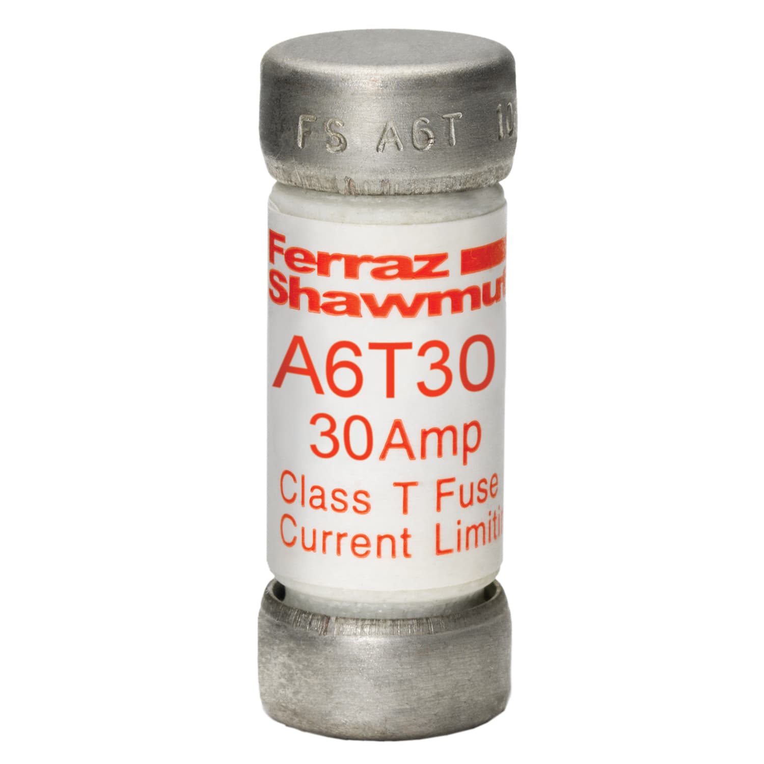Mersen A6T30 A6T30 Mersen - Fuse A6T - Class T - Fast-Acting 600VAC 300VDC 30A Ferrule Amp-Trap® Mersen A6T30 A6T30 Mersen - Fuse A6T - Class T - Fast-Acting 600VAC 300VDC 30A Ferrule Amp-Trap®