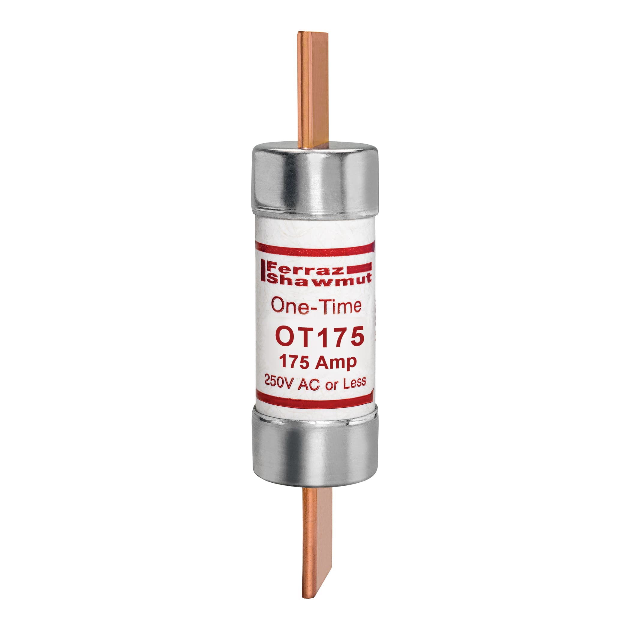 Mersen OT175 OT175 Mersen - Fuse OT - Class K5 - Fast-Acting 250VAC 250VDC 175A Blade Amp-Trap® Mersen OT175 OT175 Mersen - Fuse OT - Class K5 - Fast-Acting 250VAC 250VDC 175A Blade Amp-Trap®