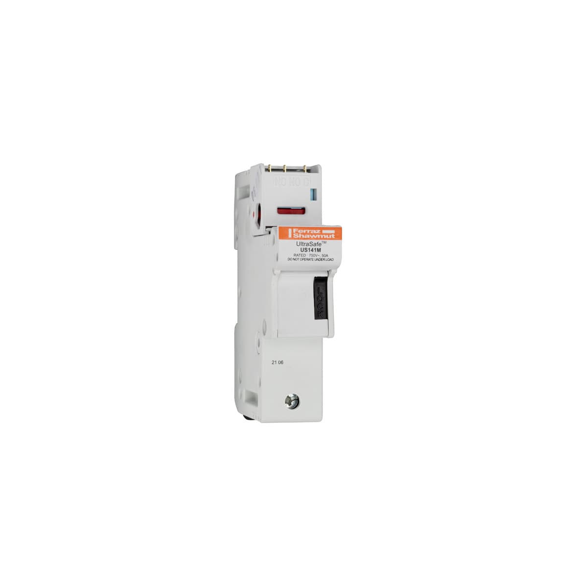 Mersen B331155 B331155 Mersen - Fuse Holder UltraSafe™ 800VAC 1000VDC UL Fuse size 14x51 1-Pole Microswitch Pressure Plate Mersen B331155 B331155 Mersen - Fuse Holder UltraSafe™ 800VAC 1000VDC UL Fuse size 14x51 1-Pole Microswitch Pressure Plate