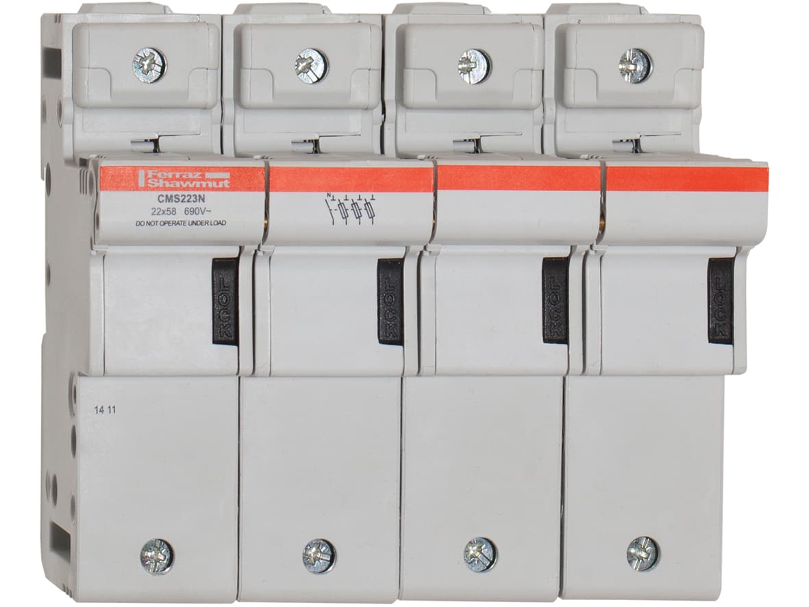 Mersen A331108 A331108 Mersen - Fuse Holder Modulostar® Size 22x58 IEC 690VAC 690VDC 3-Pole+N IP20 Mersen A331108 A331108 Mersen - Fuse Holder Modulostar® Size 22x58 IEC 690VAC 690VDC 3-Pole+N IP20