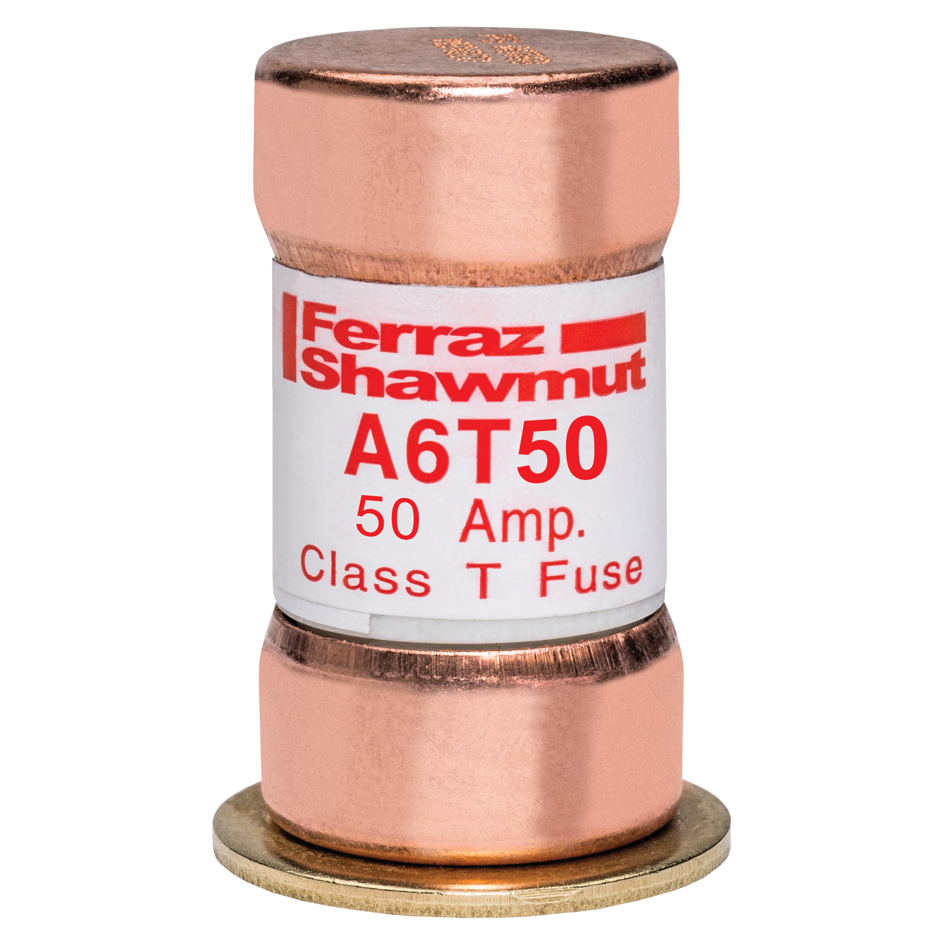 Mersen A6T50-BPK A6T50-BPK Mersen - Fuse A6T - Class T - Fast-Acting 600VAC 300VDC 50A Ferrule Amp-Trap® 250 Pack Mersen A6T50-BPK A6T50-BPK Mersen - Fuse A6T - Class T - Fast-Acting 600VAC 300VDC 50A Ferrule Amp-Trap® 250 Pack