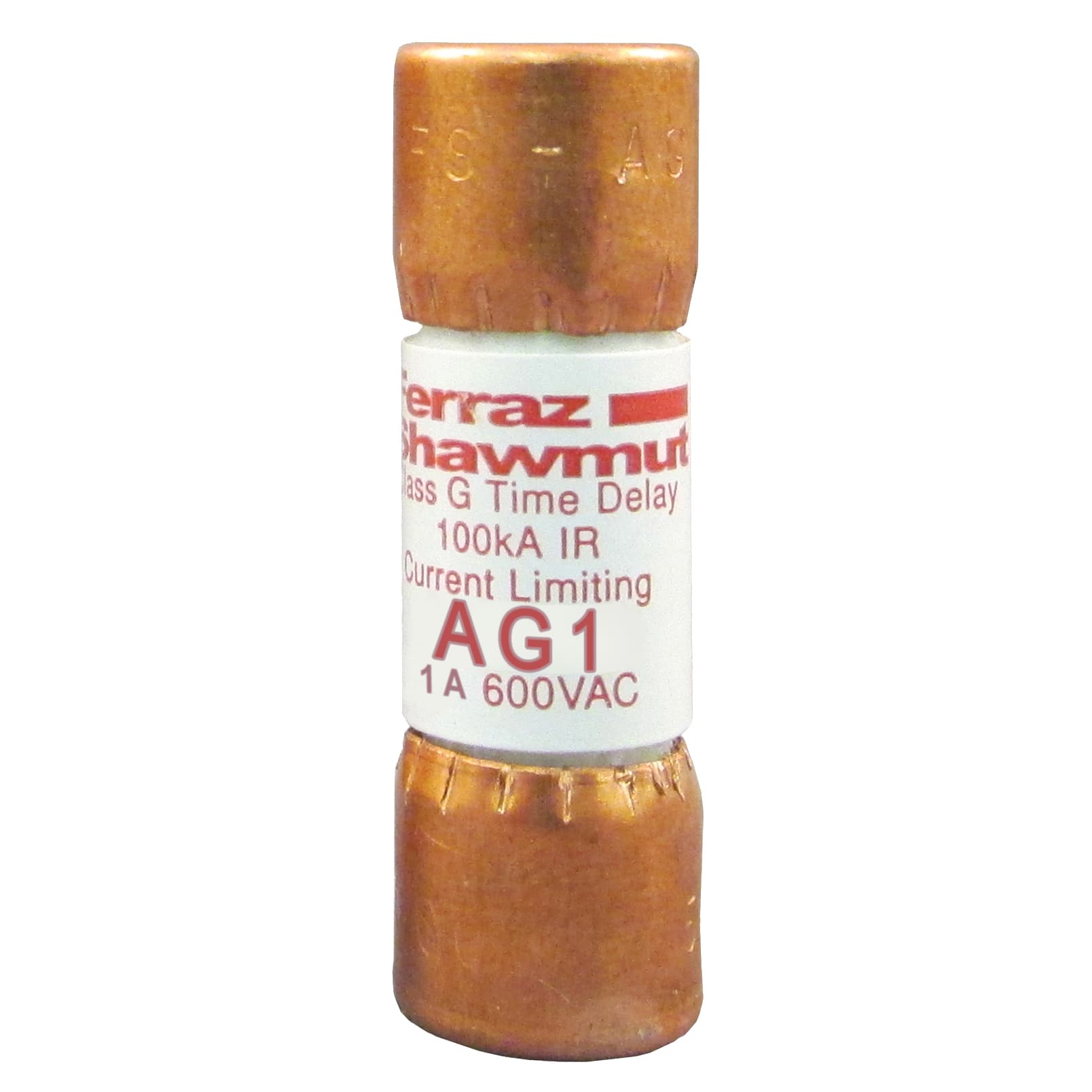 Mersen AG1 AG1 Mersen - Fuse AG - Class G 600VAC 1A Time Delay Ferrule Amp-Trap® Mersen AG1 AG1 Mersen - Fuse AG - Class G 600VAC 1A Time Delay Ferrule Amp-Trap®