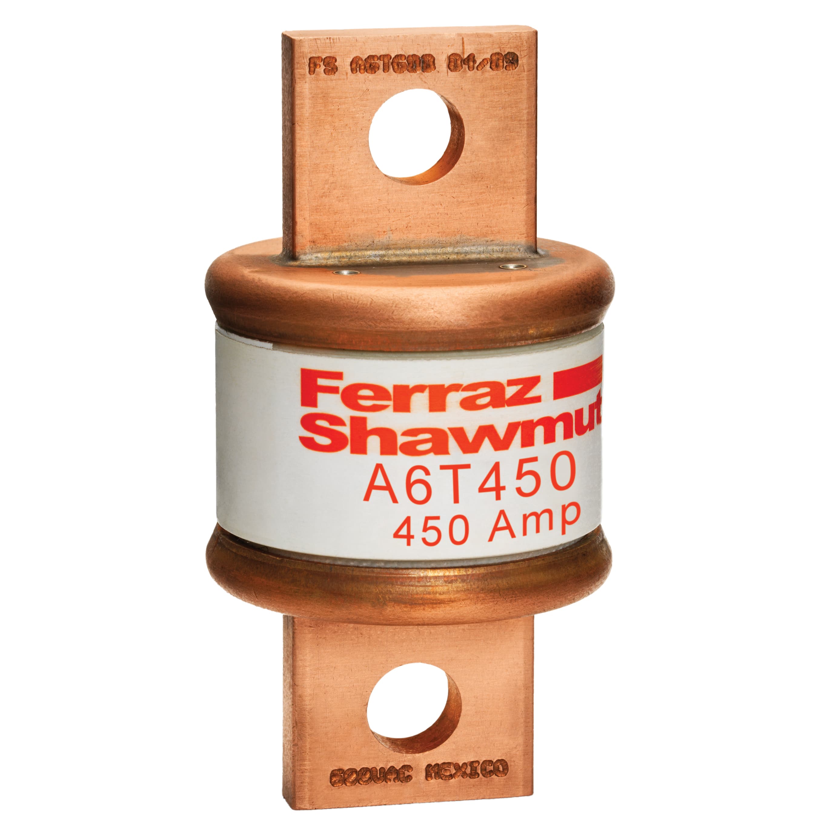 Mersen A6T450 A6T450 Mersen - Fuse A6T - Class T - Fast-Acting 600VAC 300VDC 450A Blade Amp-Trap® Mersen A6T450 A6T450 Mersen - Fuse A6T - Class T - Fast-Acting 600VAC 300VDC 450A Blade Amp-Trap®