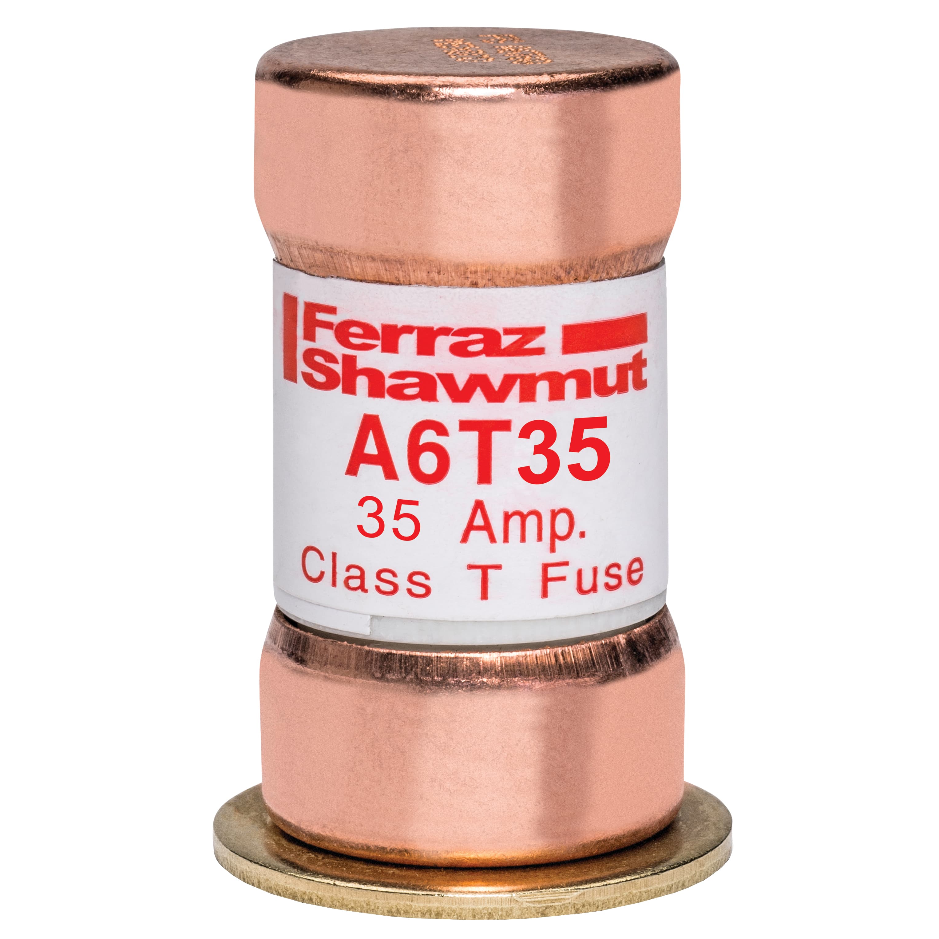 Mersen A6T35-BPK A6T35-BPK Mersen - Fuse A6T - Class T - Fast-Acting 600VAC 300VDC 35A Ferrule Amp-Trap® 250 Pack Mersen A6T35-BPK A6T35-BPK Mersen - Fuse A6T - Class T - Fast-Acting 600VAC 300VDC 35A Ferrule Amp-Trap® 250 Pack