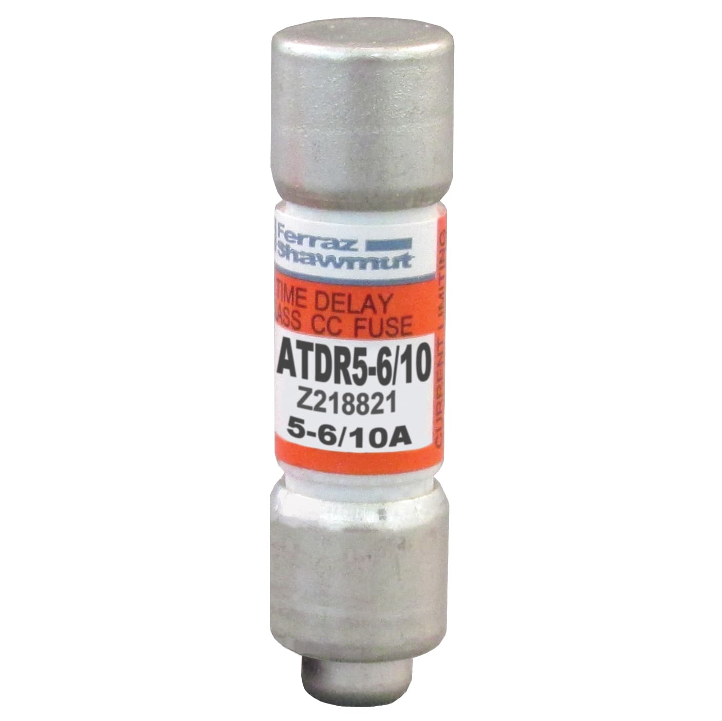 Mersen ATDR5-6/10 ATDR5-6/10 Mersen - Fuse ATDR - Class CC - Time-Delay 600VAC 300VDC 5.6A Ferrule Amp-Trap 2000® Mersen ATDR5-6/10 ATDR5-6/10 Mersen - Fuse ATDR - Class CC - Time-Delay 600VAC 300VDC 5.6A Ferrule Amp-Trap 2000®