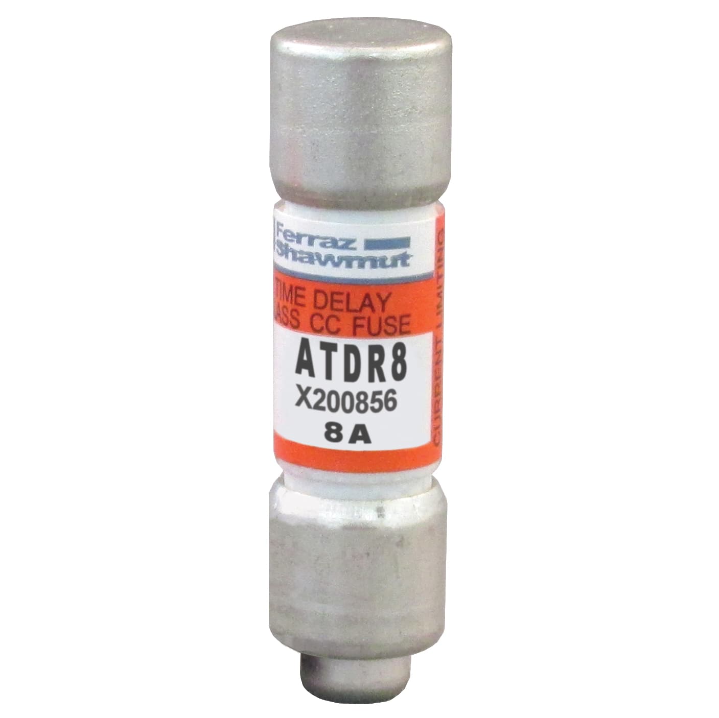 Mersen ATDR8 ATDR8 Mersen - Fuse ATDR - Class CC - Time-Delay 600VAC 300VDC 8A Ferrule Amp-Trap 2000® Mersen ATDR8 ATDR8 Mersen - Fuse ATDR - Class CC - Time-Delay 600VAC 300VDC 8A Ferrule Amp-Trap 2000®