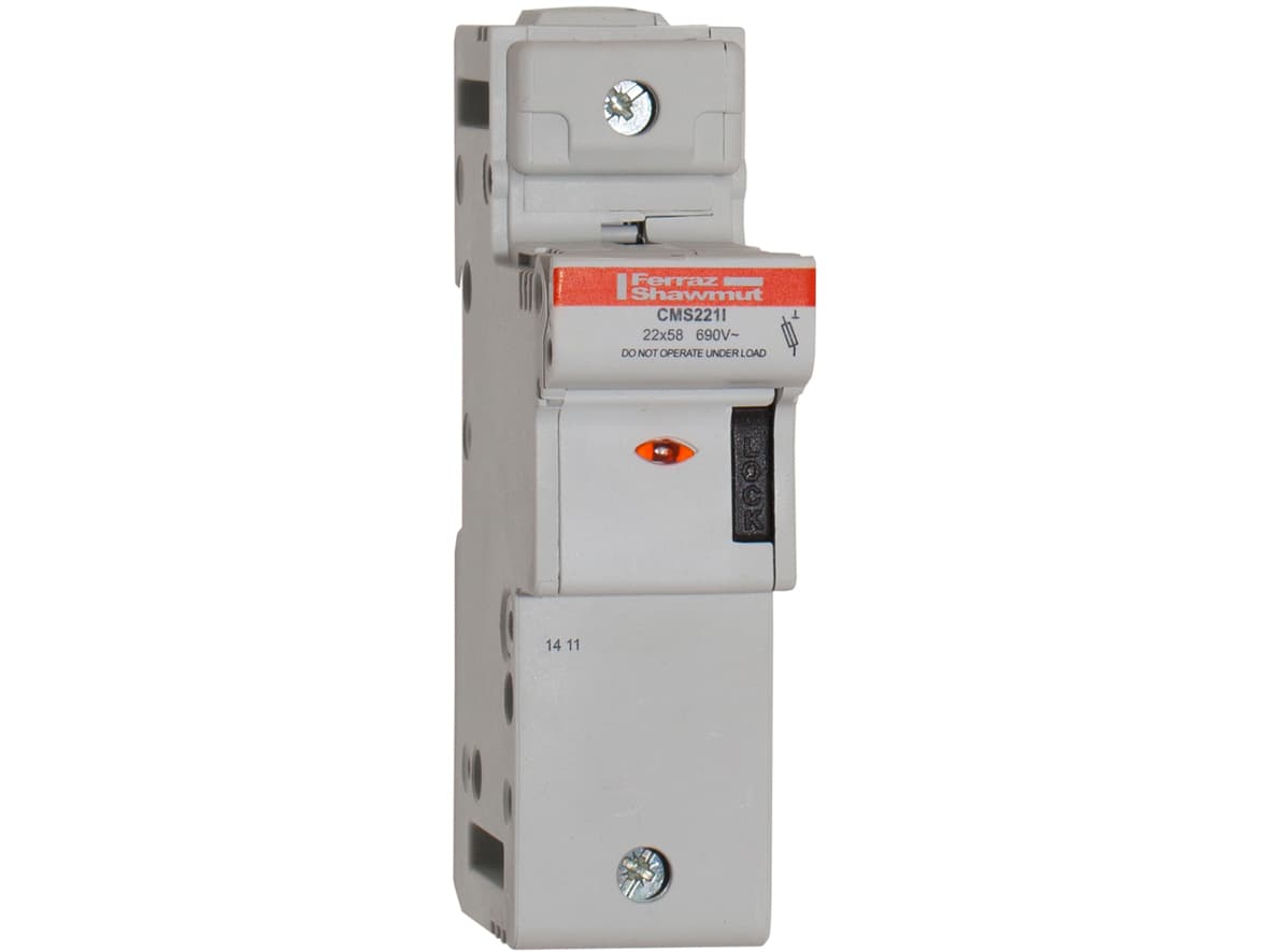 Mersen B331086 B331086 Mersen - Fuse Holder Modulostar® Size 22x58 IEC 690VAC 690VDC 1-Pole IP20 With Visual Indicator Mersen B331086 B331086 Mersen - Fuse Holder Modulostar® Size 22x58 IEC 690VAC 690VDC 1-Pole IP20 With Visual Indicator