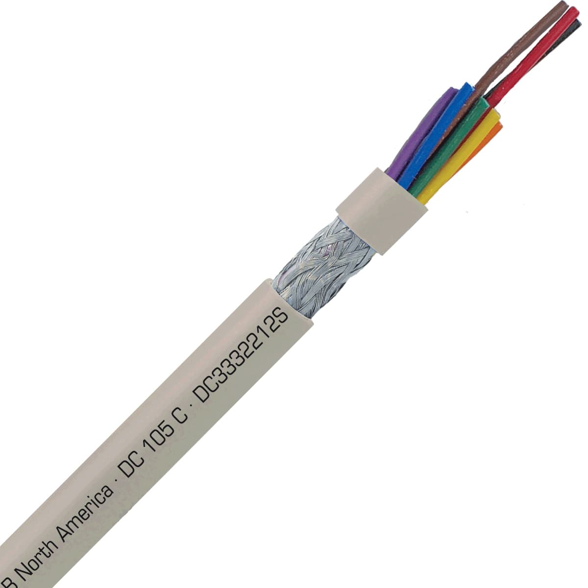 SAB DC3332212S DC 105 C - 22 AWG/12c, shielded flexible oil resistant data cable, UL, CSA, CE, RoHS SAB DC3332212S DC 105 C - 22 AWG/12c, shielded flexible oil resistant data cable, UL, CSA, CE, RoHS