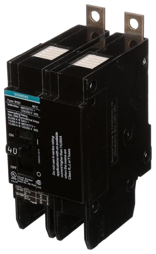 BQD240 Part Image. Manufactured by Siemens.