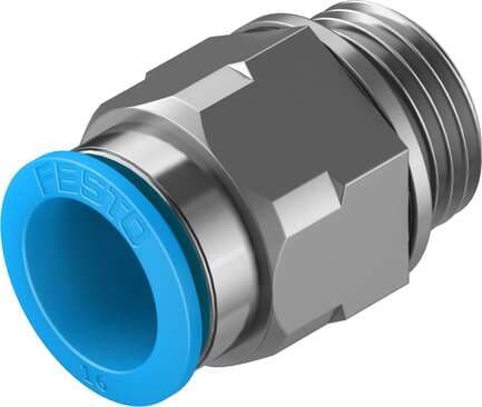Festo 132047 push-in fitting QS-G1/2-16-20 male thread with external hexagon. Size: Standard, Nominal size: 13 mm, Type of seal on screw-in stud: Sealing ring, Assembly position: Any, Container size: 20 Festo 132047 push-in fitting QS-G1/2-16-20 male thread with external hexagon. Size: Standard, Nominal size: 13 mm, Type of seal on screw-in stud: Sealing ring, Assembly position: Any, Container size: 20