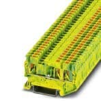 Phoenix Contact 3209565 Ground modular terminal block, connection method: Push-in connection, number of connections: 3, cross section: 0.14 mm² - 4 mm², AWG: 26 - 12, width: 5.2 mm, height: 35.2 mm, color: green-yellow, mounting type: NS 35/7,5, NS 35/15 Phoenix Contact 3209565 Ground modular terminal block, connection method: Push-in connection, number of connections: 3, cross section: 0.14 mm² - 4 mm², AWG: 26 - 12, width: 5.2 mm, height: 35.2 mm, color: green-yellow, mounting type: NS 35/7,5, NS 35/15