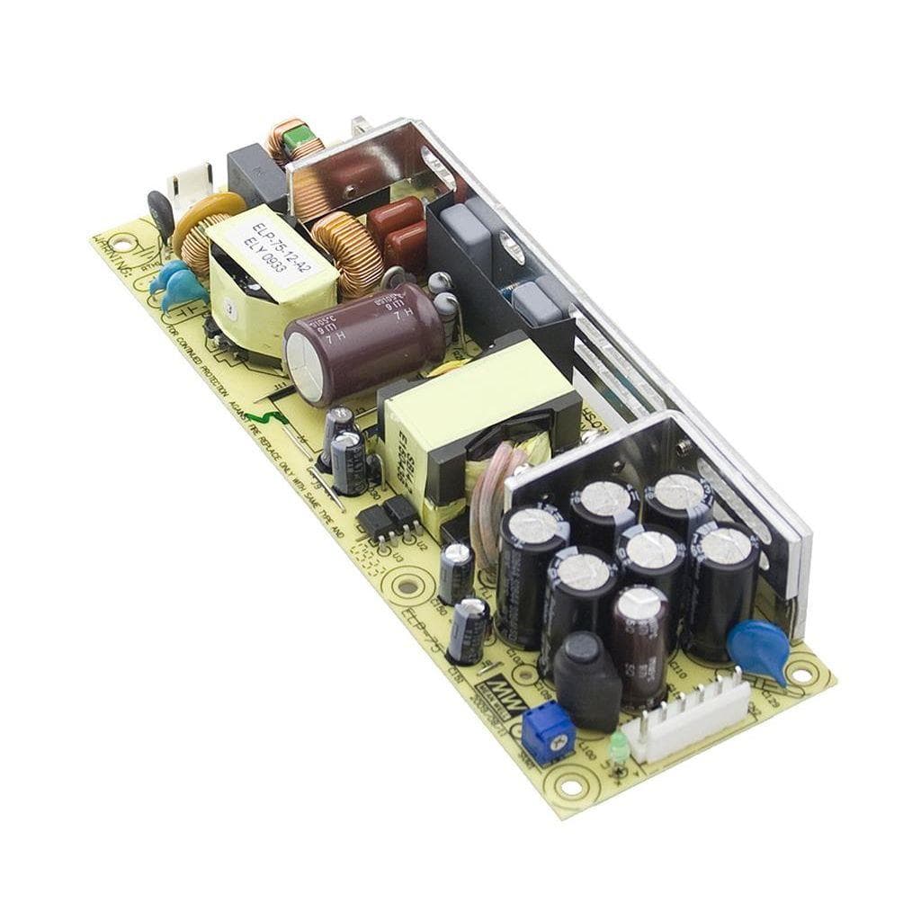 MEAN WELL ELP-75-15 AC-DC Single output Open frame power supply; Output 15Vdc at 5A MEAN WELL ELP-75-15 AC-DC Single output Open frame power supply; Output 15Vdc at 5A