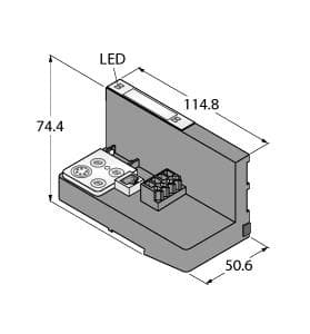 Turck BL20-GW-EN-IP BL20-GW-EN-IP Turck - BL20-GW-EN-IP Gateway for the BL20 I/O System, Interface for EtherNet/IP Turck BL20-GW-EN-IP BL20-GW-EN-IP Turck - BL20-GW-EN-IP Gateway for the BL20 I/O System, Interface for EtherNet/IP