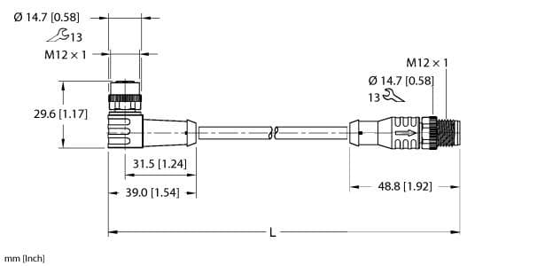EKWP-ESRP-A4.400-GU2Y-2 Part Image. Manufactured by Turck.