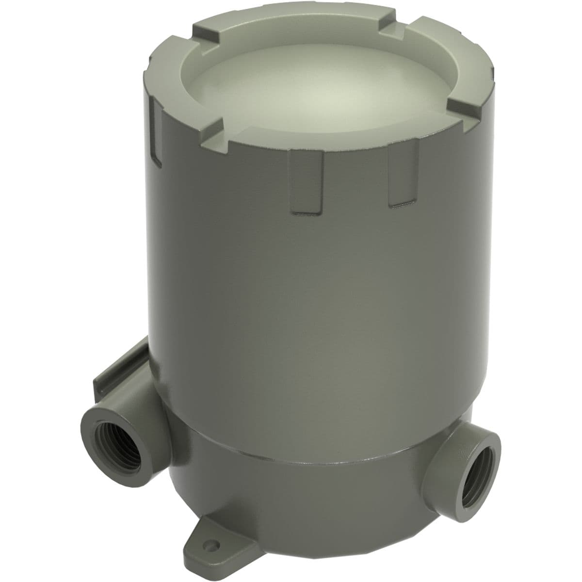 Hubbell HKBX-2DC HKBX Series, 4-1/4" ID RD Body 2-3/4" DP & 2" Dome Cover Cen, Class I, BCD, EX D, IIC UL/CSA, ATEX IECEx, Die Cast Aluminum, Type 4 IP66, Instrument Enclosure ; Threaded glass lens screw covers provide easy access to interior. ; High strength, lighter we Hubbell HKBX-2DC HKBX Series, 4-1/4" ID RD Body 2-3/4" DP & 2" Dome Cover Cen, Class I, BCD, EX D, IIC UL/CSA, ATEX IECEx, Die Cast Aluminum, Type 4 IP66, Instrument Enclosure ; Threaded glass lens screw covers provide easy access to interior. ; High strength, lighter we