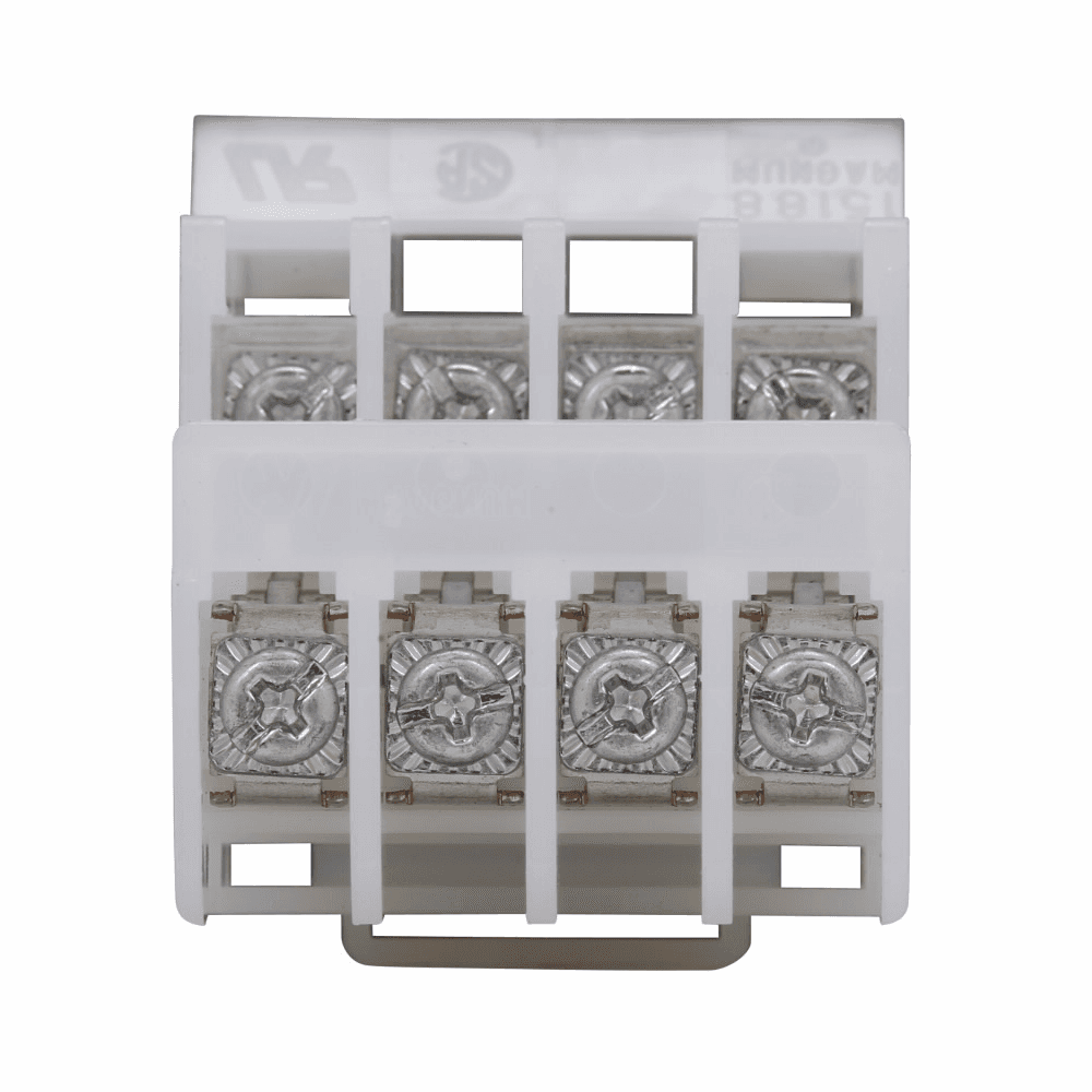 Cooper Bussmann 15188-3 15188-3 Cooper Bussmann - Eaton Bussmann series 15188 depluggable DIN terminal block, 600V, 30A, Three-pole, #6-32 TPI Screw, White Cooper Bussmann 15188-3 15188-3 Cooper Bussmann - Eaton Bussmann series 15188 depluggable DIN terminal block, 600V, 30A, Three-pole, #6-32 TPI Screw, White