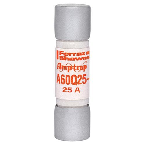 Mersen A60Q25-2 A60Q25-2 Mersen - High Speed Fuse Amp-Trap® A60Q 600VAC 600VDC 25A Ferrule Mersen A60Q25-2 A60Q25-2 Mersen - High Speed Fuse Amp-Trap® A60Q 600VAC 600VDC 25A Ferrule