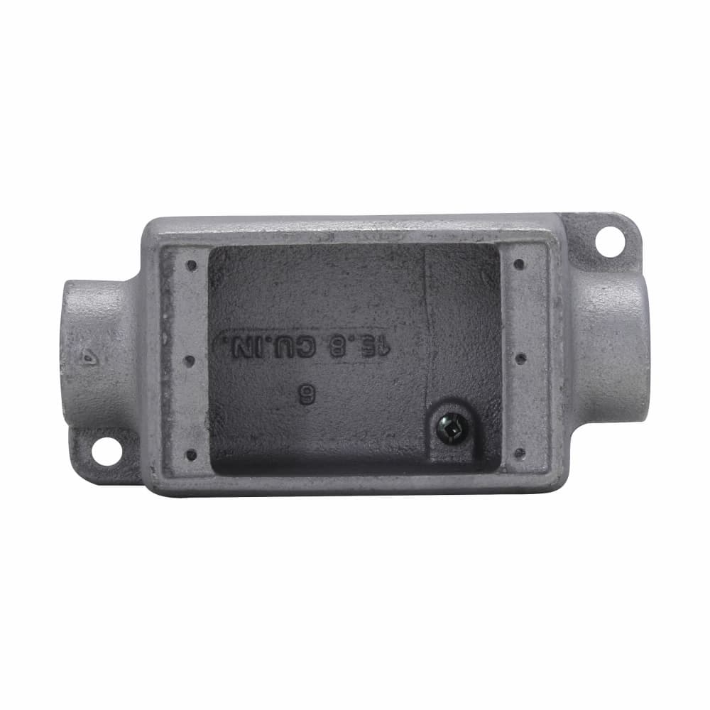 Eaton FDC2 Eaton Crouse-Hinds series Condulet FD device box, Deep, Feraloy iron alloy, Single-gang, C shape, 3/4" Eaton FDC2 Eaton Crouse-Hinds series Condulet FD device box, Deep, Feraloy iron alloy, Single-gang, C shape, 3/4"