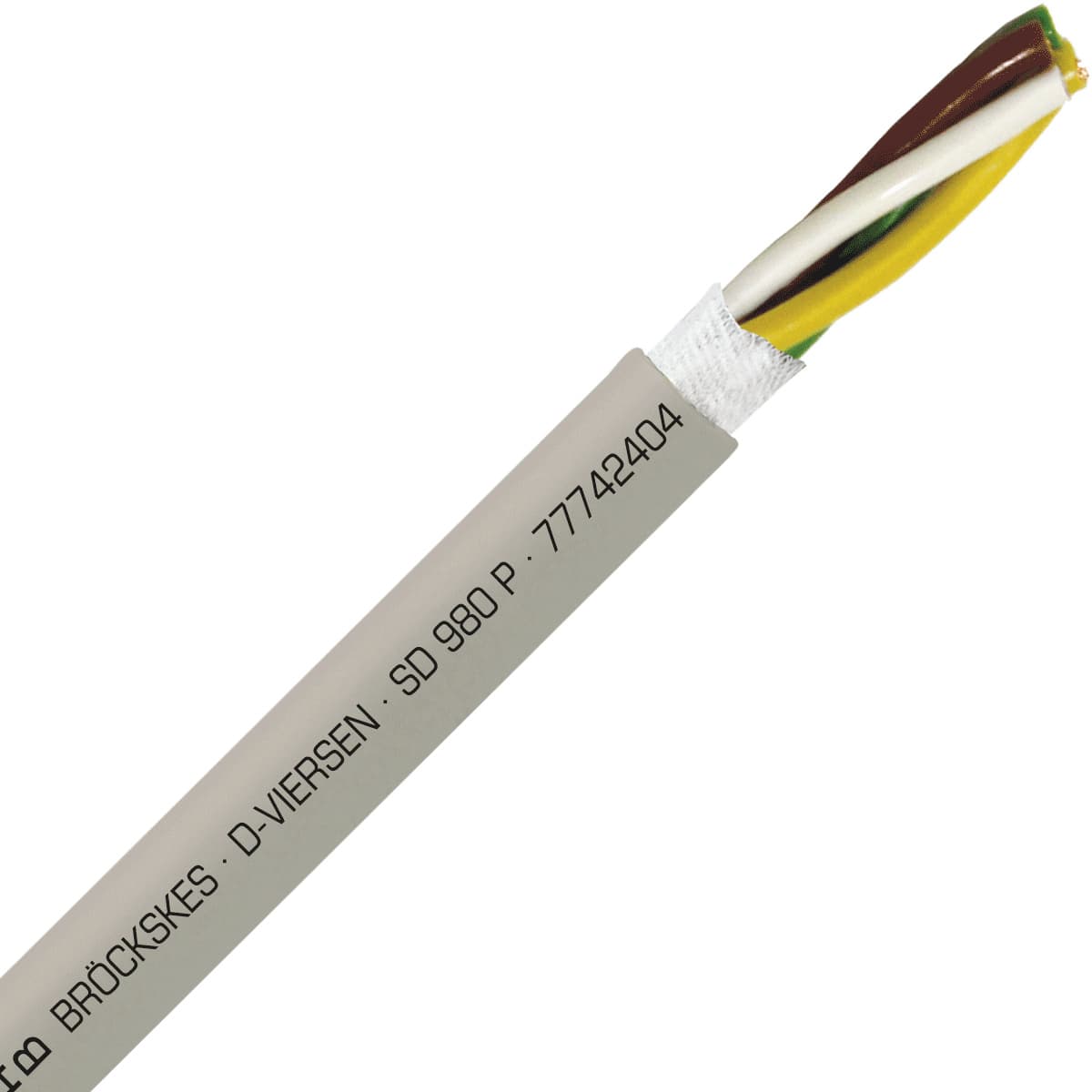 SAB 77742404 SD 980 P - 24 AWG/4c, heavy duty halogen-free PUR continuous flex data cable, UL, CSA, CE, RoHS SAB 77742404 SD 980 P - 24 AWG/4c, heavy duty halogen-free PUR continuous flex data cable, UL, CSA, CE, RoHS