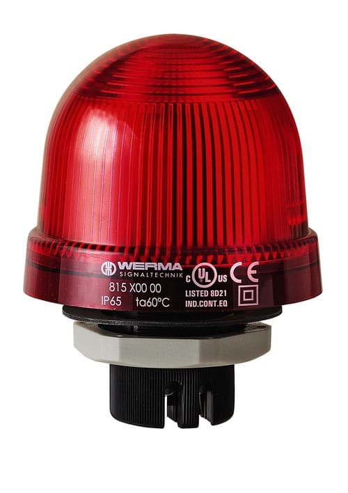 Werma 816.110.55 LED Blinking Beacon EM 24VAC/DC RD Werma 816.110.55 LED Blinking Beacon EM 24VAC/DC RD