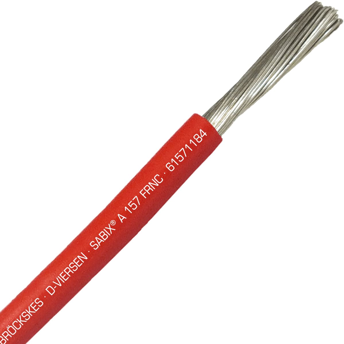 SAB 61571184 SABIX A 157 FRNC - 14 AWG/1c, flame retardant halogen-free 1000V red hook-up wire, UL, CE, RoHS SAB 61571184 SABIX A 157 FRNC - 14 AWG/1c, flame retardant halogen-free 1000V red hook-up wire, UL, CE, RoHS