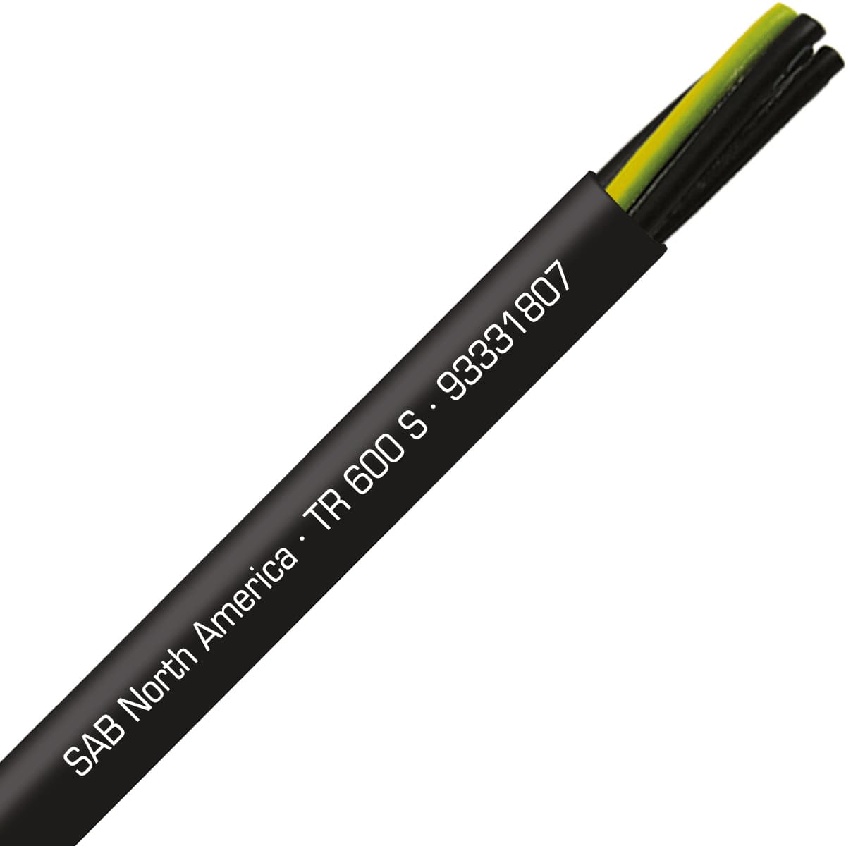 SAB 93331807 TR 600 S - 18 AWG/7c, oil resistant flexible exposed run tray cable, UL, CSA, WTTC, NFPA 79, CE RoHS SAB 93331807 TR 600 S - 18 AWG/7c, oil resistant flexible exposed run tray cable, UL, CSA, WTTC, NFPA 79, CE RoHS