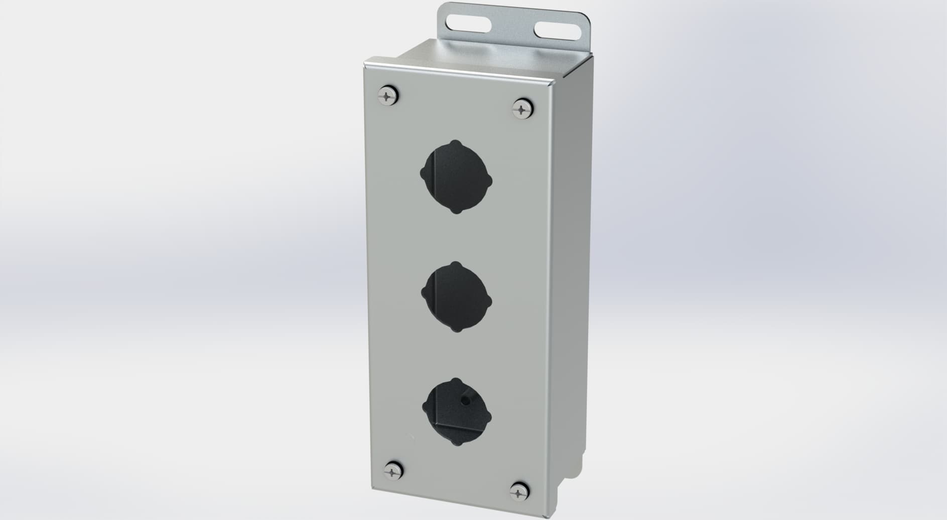Saginaw Control SCE-3PBSS6 S.S. PB Enclosure, Height:8.00", Width:3.25", Depth:2.75", #4 brushed finish on all exterior surfaces. Saginaw Control SCE-3PBSS6 S.S. PB Enclosure, Height:8.00", Width:3.25", Depth:2.75", #4 brushed finish on all exterior surfaces.