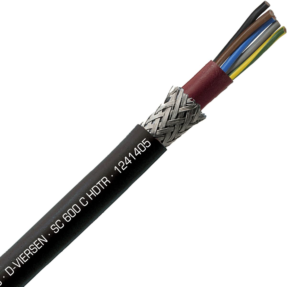SAB 1241405 SC 600 C HDTR - 14 AWG/5c, shielded halogen free high temperature silicone cable, UL, CSA, CE, RoHS SAB 1241405 SC 600 C HDTR - 14 AWG/5c, shielded halogen free high temperature silicone cable, UL, CSA, CE, RoHS