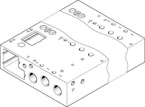 Festo 573498 manifold rail VABM-L1-14G-G14-20-GR Grid dimension: 16 mm, Assembly position: Any, Max. number of valve positions: 20, Authorisation: (* c CSA us (OL), * c UL us - Recognized (OL)), Corrosion resistance classification CRC: 2 - Moderate corrosion stress Festo 573498 manifold rail VABM-L1-14G-G14-20-GR Grid dimension: 16 mm, Assembly position: Any, Max. number of valve positions: 20, Authorisation: (* c CSA us (OL), * c UL us - Recognized (OL)), Corrosion resistance classification CRC: 2 - Moderate corrosion stress