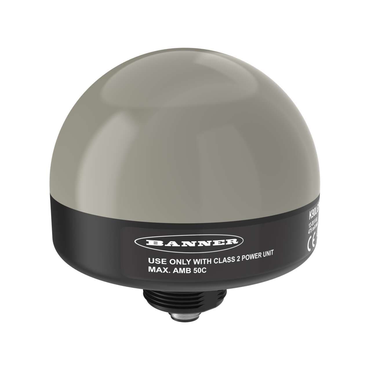 Banner K90LBPQ K90 Series EZ-LIGHT; 1-Color Indicator; Voltage: 12-30 V dc; Environmental Rating: IP67; Input: PNP; Colors: Blue; 5-pin M12 Integral QD Banner K90LBPQ K90 Series EZ-LIGHT; 1-Color Indicator; Voltage: 12-30 V dc; Environmental Rating: IP67; Input: PNP; Colors: Blue; 5-pin M12 Integral QD