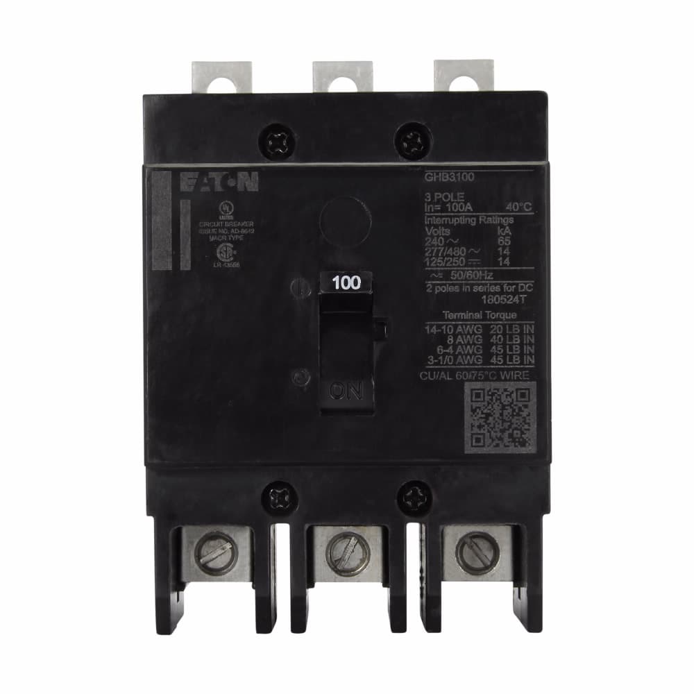 Eaton GHB3025 GHB3025 Eaton - Eaton Series C complete molded case circuit breaker, G-frame, GHB, Complete breaker, Fixed thermal, Fixed magnetic trip type, Three-pole, 25 A, 480Y/277 Vac, 125/250 Vdc, 50/60 Hz Eaton GHB3025 GHB3025 Eaton - Eaton Series C complete molded case circuit breaker, G-frame, GHB, Complete breaker, Fixed thermal, Fixed magnetic trip type, Three-pole, 25 A, 480Y/277 Vac, 125/250 Vdc, 50/60 Hz