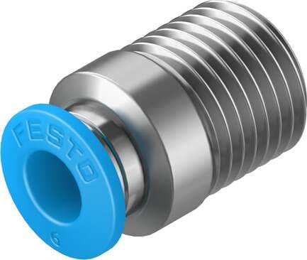 Festo 153014 push-in fitting QS-1/4-6-I male thread with internal hexagon socket. Size: Standard, Nominal size: 4,2 mm, Type of seal on screw-in stud: coating, Assembly position: Any, Container size: 10 Festo 153014 push-in fitting QS-1/4-6-I male thread with internal hexagon socket. Size: Standard, Nominal size: 4,2 mm, Type of seal on screw-in stud: coating, Assembly position: Any, Container size: 10