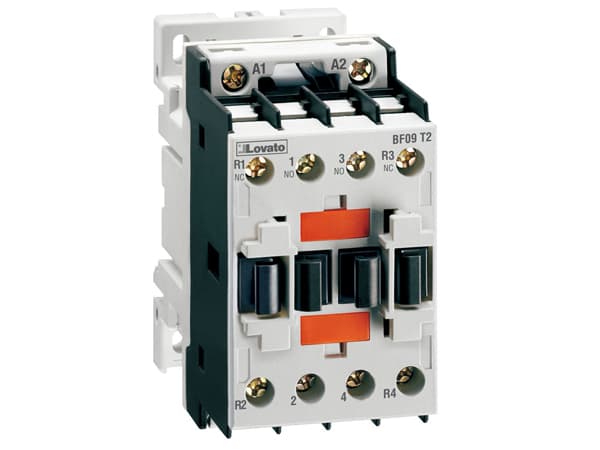 Lovato Electric BF38T2L048 BF38T2L048 Lovato - Four-pole contactor, IEC operating current Ith (AC1) = 56A, DC coil low consumption, 48VDC, 2NO and 2NC Lovato Electric BF38T2L048 BF38T2L048 Lovato - Four-pole contactor, IEC operating current Ith (AC1) = 56A, DC coil low consumption, 48VDC, 2NO and 2NC