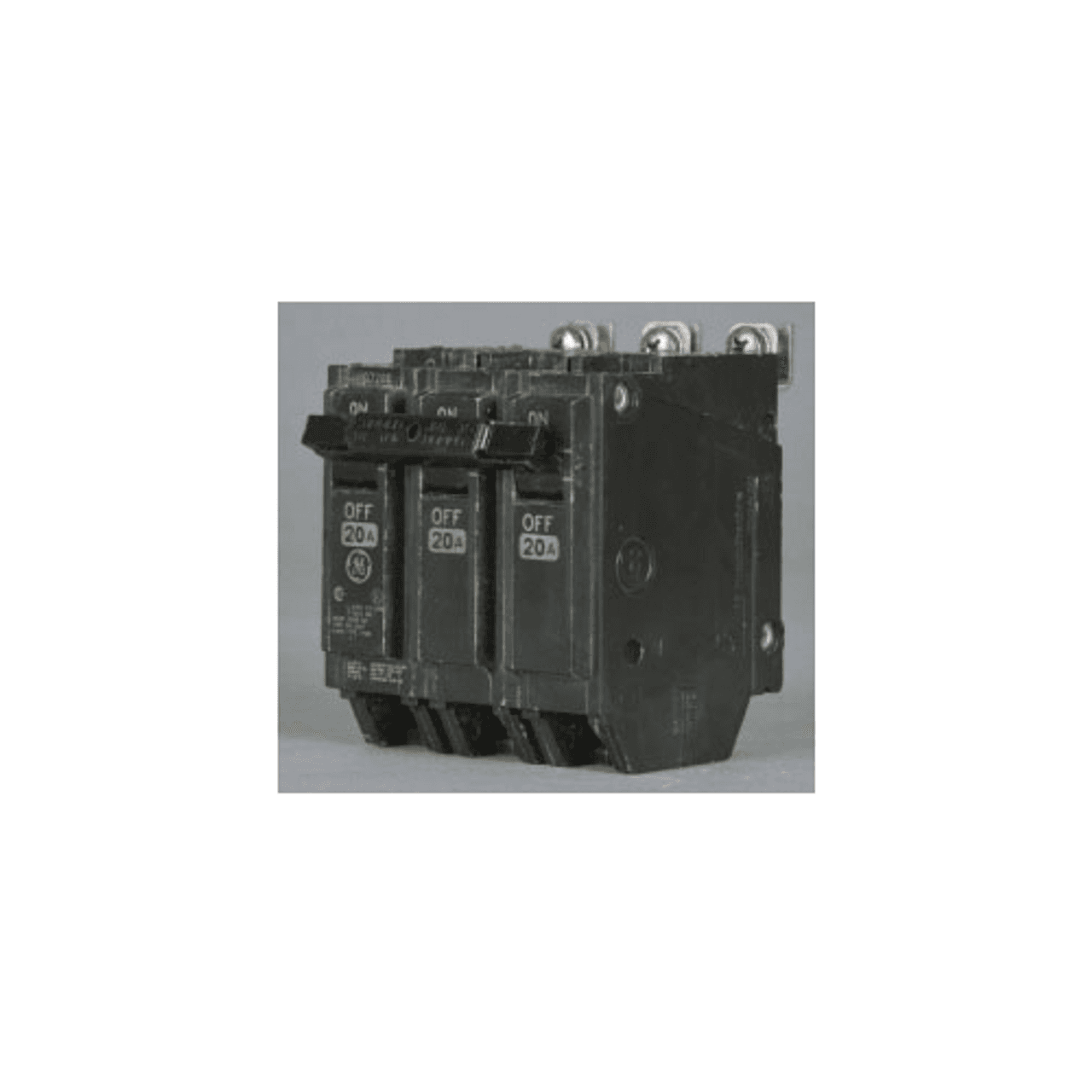 General Electric THHQB32040 120/240 VAC, 40 A, 22 kA Interrupt, 3-Pole, 8 to 3 AWG Aluminum/Copper Load Lug Terminal, 1" Bolt-On Mount, Q-Line Frame, Non-Interchangeable/Internal Common Trip, Compact, Fixed Thermal Magnetic General Electric THHQB32040 120/240 VAC, 40 A, 22 kA Interrupt, 3-Pole, 8 to 3 AWG Aluminum/Copper Load Lug Terminal, 1" Bolt-On Mount, Q-Line Frame, Non-Interchangeable/Internal Common Trip, Compact, Fixed Thermal Magnetic