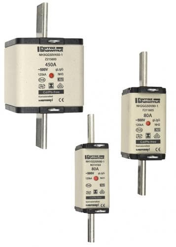 Mersen G211606 NH fuse-link gG, 500VAC, size 3, 315A double indicator/insulated tags Mersen G211606 NH fuse-link gG, 500VAC, size 3, 315A double indicator/insulated tags