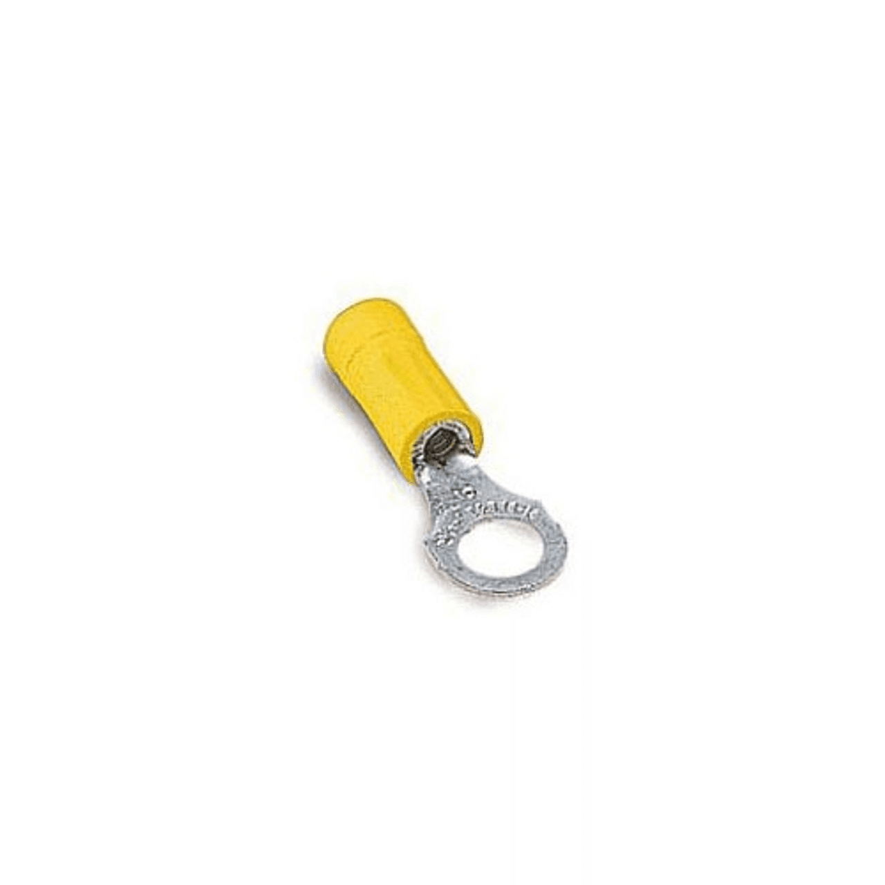 Thomas & Betts 10RC-38 12 to 10 AWG, 3/8" Stud, 600 V, Yellow, Tin Plated Copper, Vinyl Insulated, Brazed Seam Barrel, Extra Length, Electrical Thomas & Betts 10RC-38 12 to 10 AWG, 3/8" Stud, 600 V, Yellow, Tin Plated Copper, Vinyl Insulated, Brazed Seam Barrel, Extra Length, Electrical