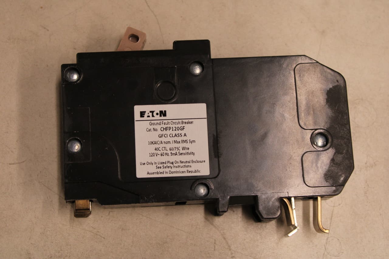 Eaton CHFP120GF CHFP120GF Eaton - Eaton CH GFCI circuit breaker, 20A, PON, 10 kAICkAIC, 20A, 10 kAIC , CH GFCI Breaker, 20A, PON, 10 kAICkAIC Eaton CHFP120GF CHFP120GF Eaton - Eaton CH GFCI circuit breaker, 20A, PON, 10 kAICkAIC, 20A, 10 kAIC , CH GFCI Breaker, 20A, PON, 10 kAICkAIC