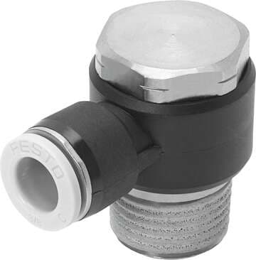 Festo 564731 push-in L-fitting QBLV-1/8-5/32-U 360° orientable, male thread with external hexagon. Size: Standard, Nominal size: 0,118 ", Type of seal on screw-in stud: coating, Assembly position: Any, Design structure: Push/pull principle Festo 564731 push-in L-fitting QBLV-1/8-5/32-U 360° orientable, male thread with external hexagon. Size: Standard, Nominal size: 0,118 ", Type of seal on screw-in stud: coating, Assembly position: Any, Design structure: Push/pull principle