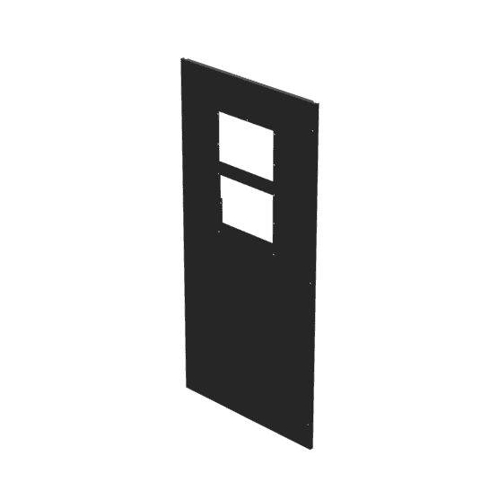 Hoffman PSS2010ACB ProLine V/D and Server Cabinet, Type 12, fits 2000x1000mm, Black, Steel, AC Cutout Hoffman PSS2010ACB ProLine V/D and Server Cabinet, Type 12, fits 2000x1000mm, Black, Steel, AC Cutout