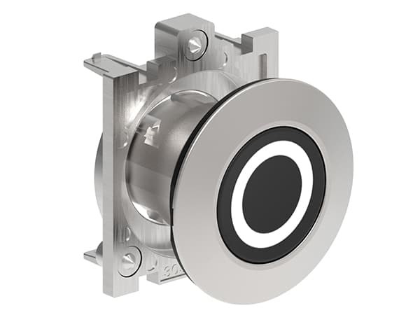 Lovato Electric LPFB1102 LPFB1102 Lovato - Pushbutton actuator, spring return, with symbol dia: 30mm Platinum series flat metal, flush, 0/Black Lovato Electric LPFB1102 LPFB1102 Lovato - Pushbutton actuator, spring return, with symbol dia: 30mm Platinum series flat metal, flush, 0/Black