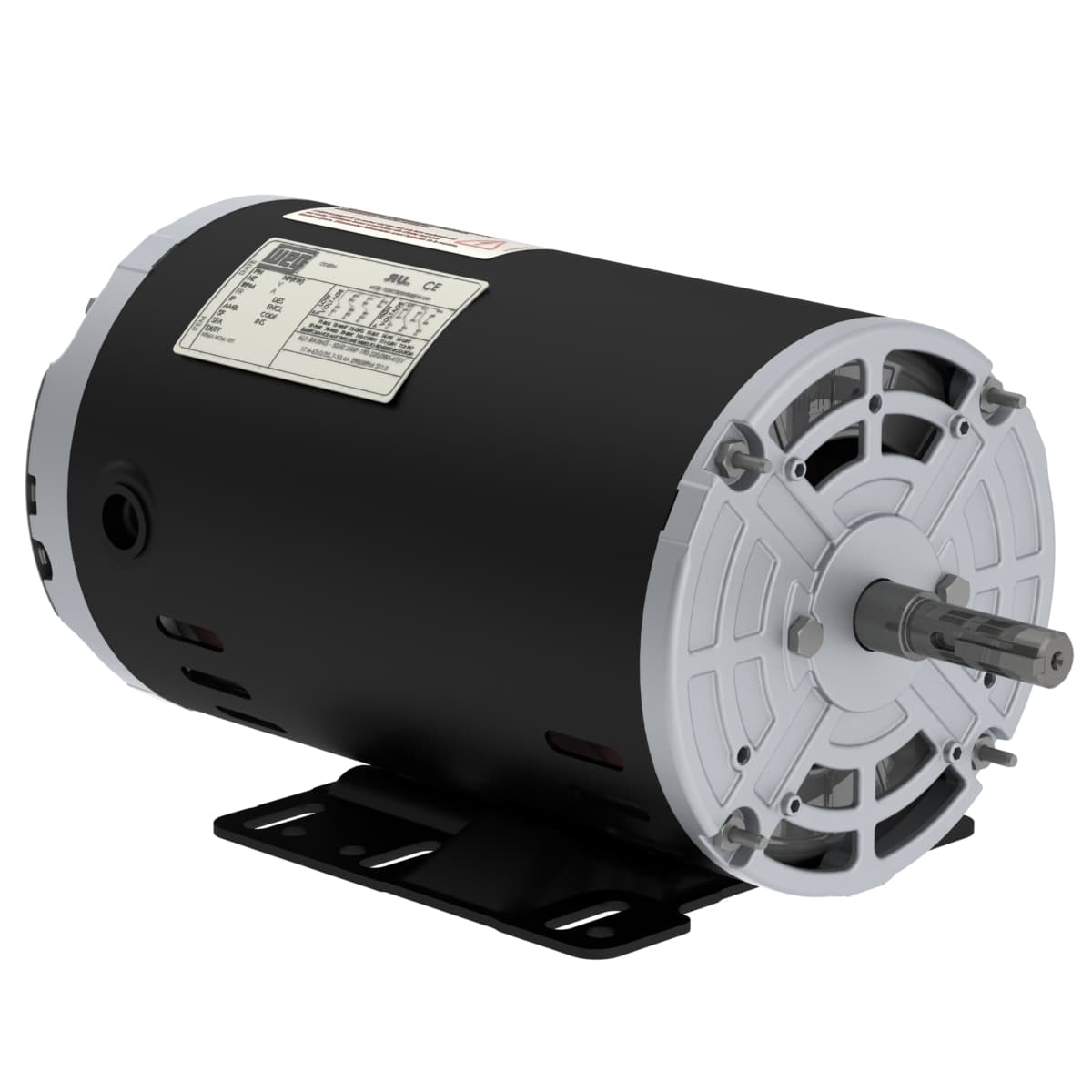 WEG 00536OS3ECD56-S Rolled Steel Compressor Duty Standard Efficiency 5 HP 2P 56H 3Ph 208-230/460 V 60 Hz IC01 - ODP - Foot-mounted WEG 00536OS3ECD56-S Rolled Steel Compressor Duty Standard Efficiency 5 HP 2P 56H 3Ph 208-230/460 V 60 Hz IC01 - ODP - Foot-mounted