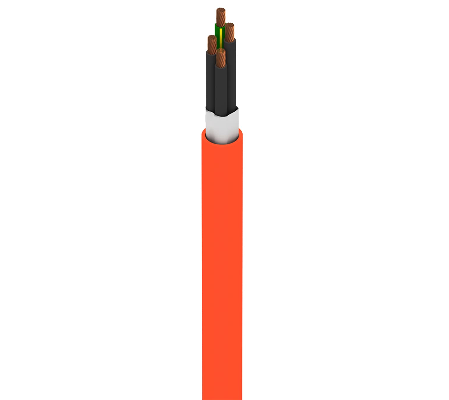 Belden 7145W 003250 MachFlex™ for High Flex, 3+1G Conductor 12AWG (413(7x59)x38) Bare Copper, PVC-NYL Insulation, TPE Outer Jacket, 1000V WTTC, 600V TC-ER, Orange Belden 7145W 003250 MachFlex™ for High Flex, 3+1G Conductor 12AWG (413(7x59)x38) Bare Copper, PVC-NYL Insulation, TPE Outer Jacket, 1000V WTTC, 600V TC-ER, Orange