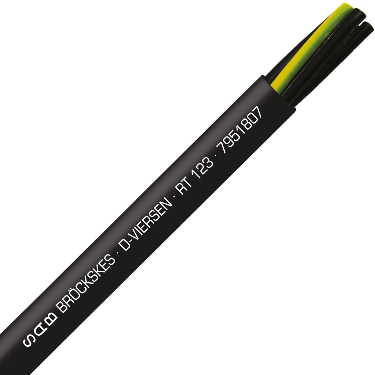 SAB 7951807 RT 123 - 18 AWG/7c, PUR rugged and dependable robot/track cable, �450� torsion SAB 7951807 RT 123 - 18 AWG/7c, PUR rugged and dependable robot/track cable, �450� torsion