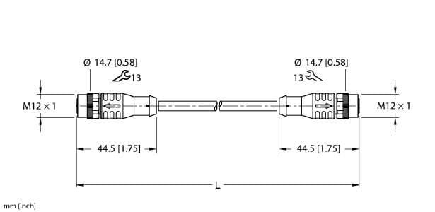 EKRP-EKRP-A4.400-GC2K-10 Part Image. Manufactured by Turck.