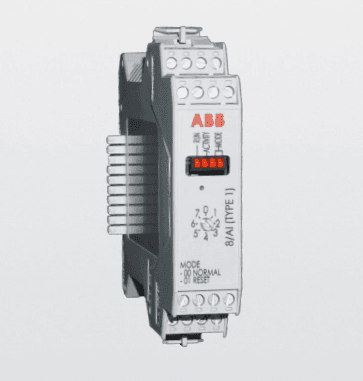 ABB Control 2100418 ABB 2100418 TFIO module, configurable 8-point analog
input module. Each point can be configured as a 0 to 10 V
voltage input or a 0 to 20 mA current input. ABB Control 2100418 ABB 2100418 TFIO module, configurable 8-point analog
input module. Each point can be configured as a 0 to 10 V
voltage input or a 0 to 20 mA current input.