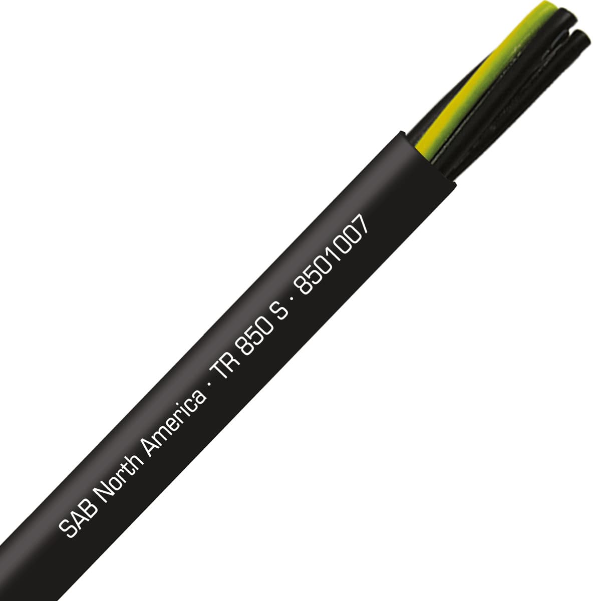 SAB 8501007 TR 850 S - 10 AWG/7c, UV and oil resistant 90°C flexible tray and flexible cord cable, UL, CSA, CE, RoHS SAB 8501007 TR 850 S - 10 AWG/7c, UV and oil resistant 90°C flexible tray and flexible cord cable, UL, CSA, CE, RoHS