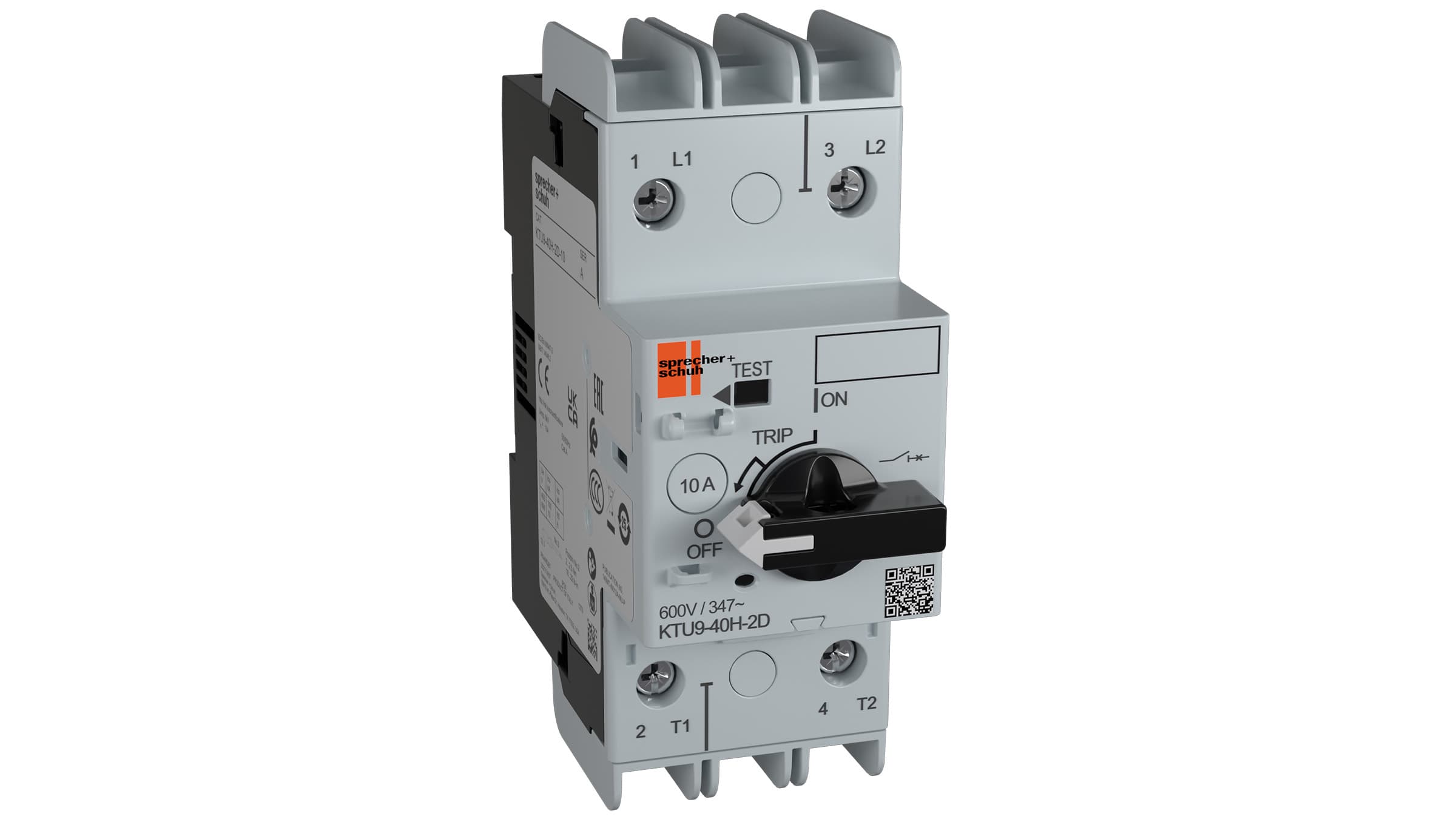 Sprecher + Schuh KTU9-40H-2D-15 Sprecher + Schuh KTU9-40H-2D-15 - KTU9 Molded Case Circuit Breaker, Frame D 2-Pole High Capacity, 15 Amps, 15...20 x ln Magnetic Trip, Sprecher + Schuh KTU9-40H-2D-15 Sprecher + Schuh KTU9-40H-2D-15 - KTU9 Molded Case Circuit Breaker, Frame D 2-Pole High Capacity, 15 Amps, 15...20 x ln Magnetic Trip,