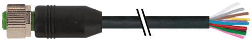 Murr Elektronik 7000-19041-7022500 7000-19041-7022500 Murrelektronik - M12 FEMALE 0°, PVC 12x0,14 black 25m Murr Elektronik 7000-19041-7022500 7000-19041-7022500 Murrelektronik - M12 FEMALE 0°, PVC 12x0,14 black 25m