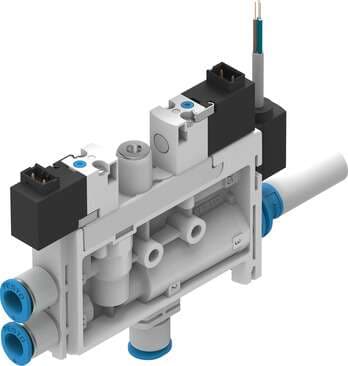 Festo 8069569 vacuum generator OVEL-10-H-15-PQ-VQ6-UA-C-A-B2V-H3 Nominal size, Laval nozzle: 0,95 mm, Grid dimension: 15 mm, Design, silencer: open, Assembly position: Any, Ejector characteristic: (* High vacuum, * Standard) Festo 8069569 vacuum generator OVEL-10-H-15-PQ-VQ6-UA-C-A-B2V-H3 Nominal size, Laval nozzle: 0,95 mm, Grid dimension: 15 mm, Design, silencer: open, Assembly position: Any, Ejector characteristic: (* High vacuum, * Standard)